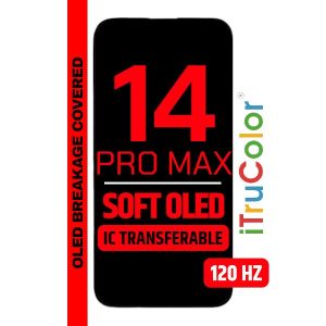 iphone 14 pro max lcd assembly (soft oled 120 hz by itrucolor)